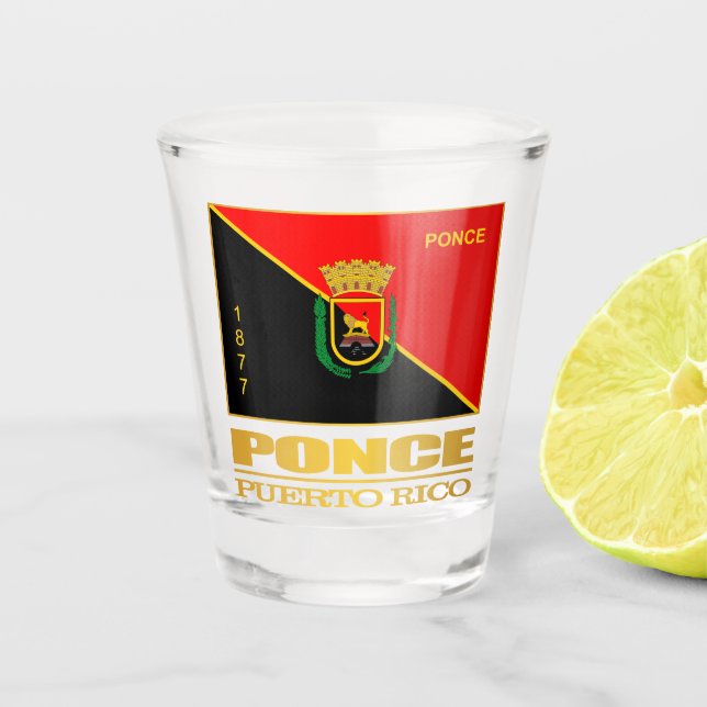 Ponce Shot Glass (Front)