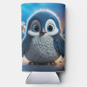 Poncho - A smooth baby penguin Seltzer Can Cooler