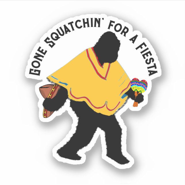 Poncho Sasquatch Fiesta (Front)