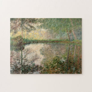 Pond at Montgeron Monet Fine Art Jigsaw Puzzle