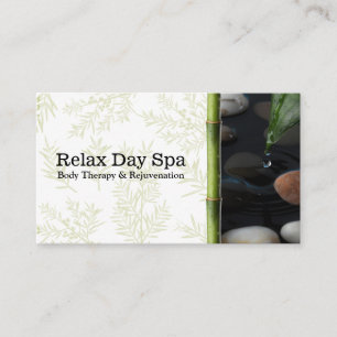 Pond & Bamboo   Herbal Branches Business Card