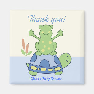 Pond Friends Frog & Turtle Customised Favour Magne Magnet