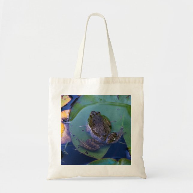 Pond Frog Tote Bag (Front)