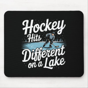 Pond Hockey Hits Different On A Lake Shinny Mouse Mat