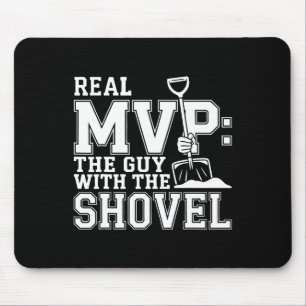 Pond Hockey Player Humor Shinny Mouse Mat