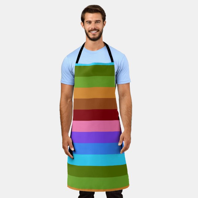Pond Life Candy Stripe CC Apron (Worn)