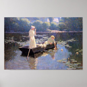 Pond Lilies by Abbott Fuller Graves Poster