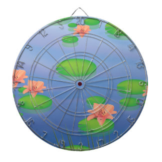 Pond Lilly Leafs Dartboard