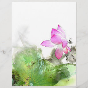 POND LOTUS l Chinese Brush Painting Art