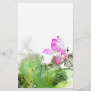 POND LOTUS l Chinese Brush Painting Art