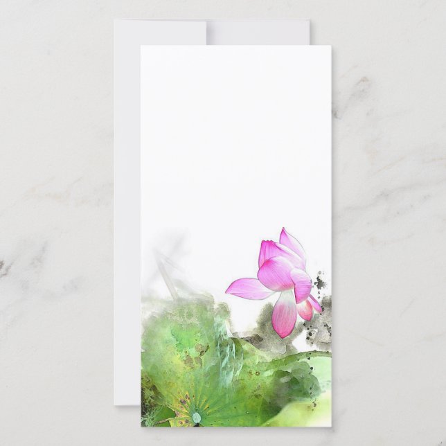 POND LOTUS l Chinese Brush Painting Art (Front)