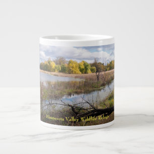 Pond Marshes and Woodlands of Wildlife Refuge Large Coffee Mug
