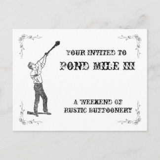 Pond Mile Post Card