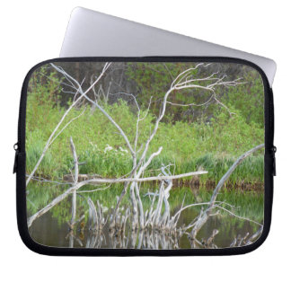Pond of Trees Laptop Sleeve