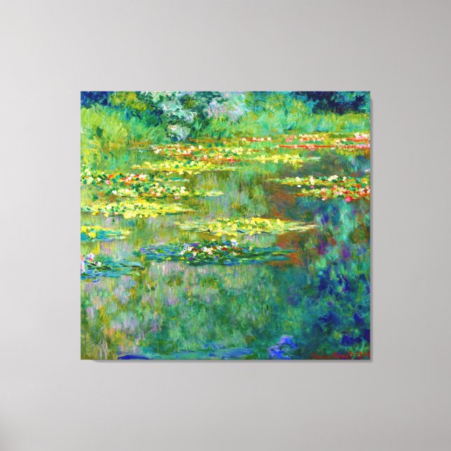 Pond of Water Lilies by Claude Monet Canvas Print (Front)