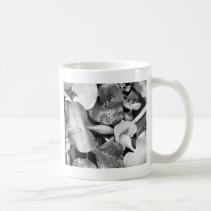 Pond Plants and Black and White Coffee Mug