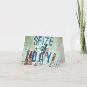 Pond Plants Sieze the Day Card