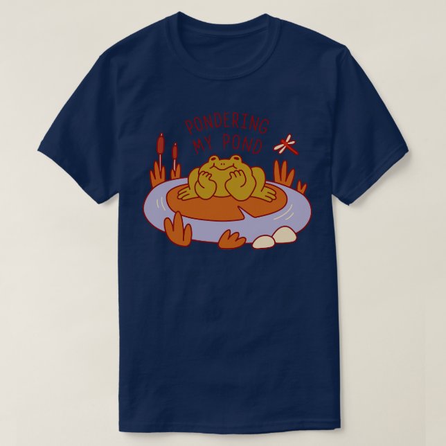 Pond Ponderer T-Shirt (Design Front)