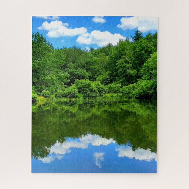 Pond Reflection Jigsaw Puzzle (Vertical)