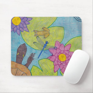 Pond Scene (single) - Mouse Pad