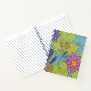 Pond Scene (single) - Notebook