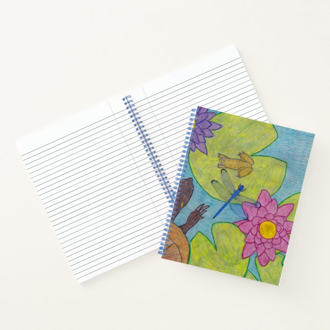 Pond Scene (single) - Notebook (Inside)