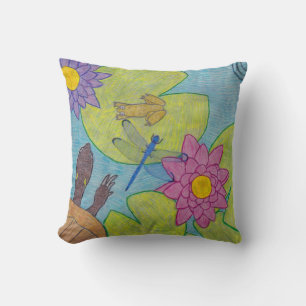 Pond Scene (single) - Pillow