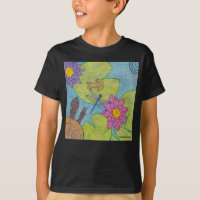 Pond Scene (vivid) - Boy's Basic T-Shirt