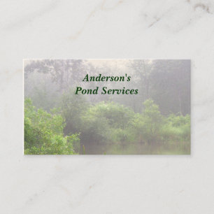 Pond Services Business Card