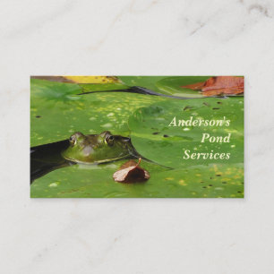 Pond Services Business Card