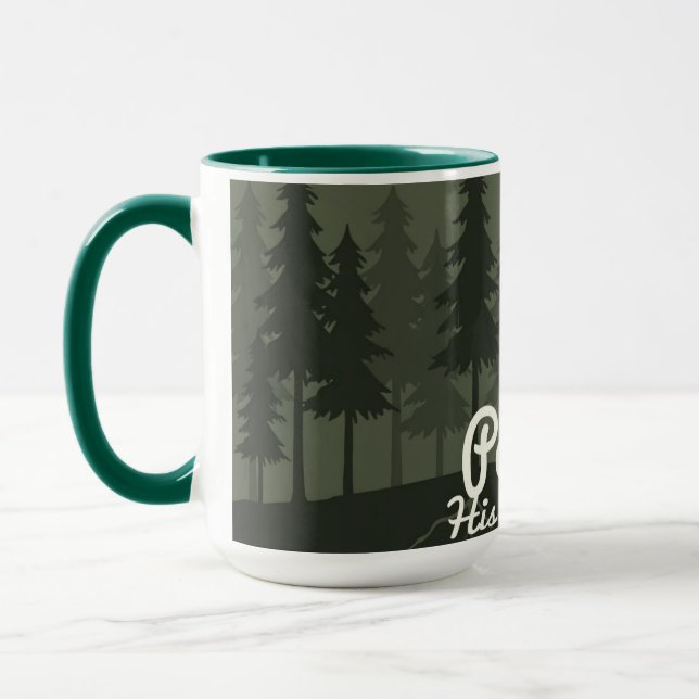 Ponder His Creation | Serene Forest Islamic Reflec Mug (Left)
