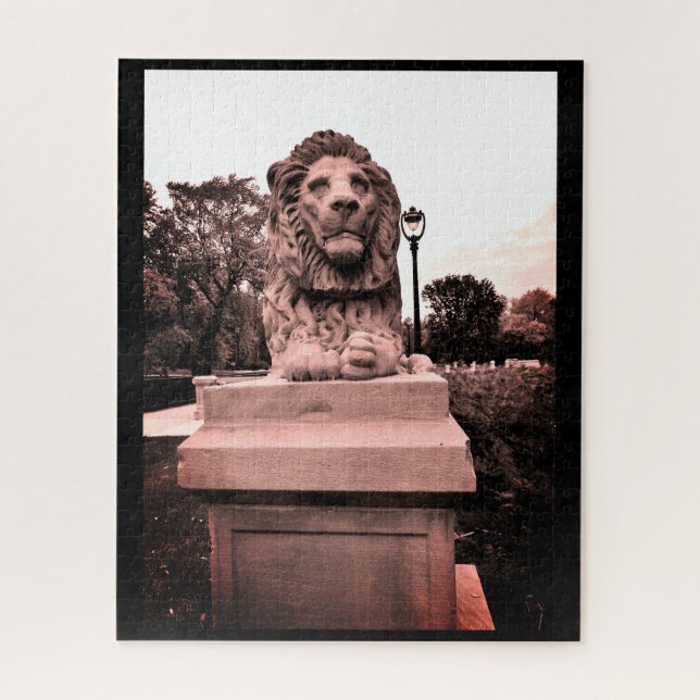 Pondering Lion Jigsaw Puzzle (Vertical)