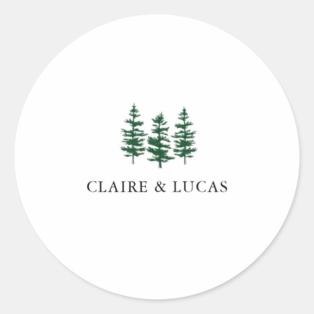 Ponderosa Pines Sticker (Front)