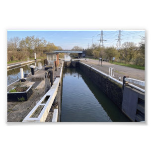 Ponders End Lock No. 14, River Lee Navigation Photo Print