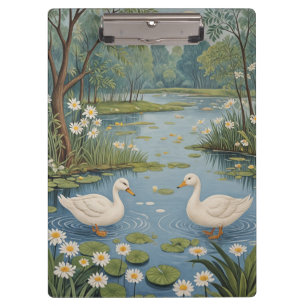 Pondside Tranquility Clipboard