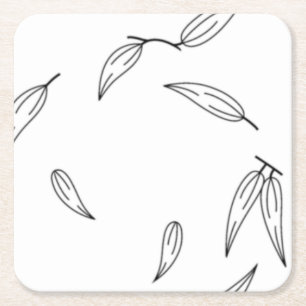 Pondweed family, Vampire Grey Paper Coaster