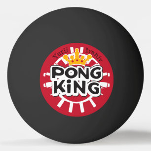 Pong King Red Ping Pong Ball