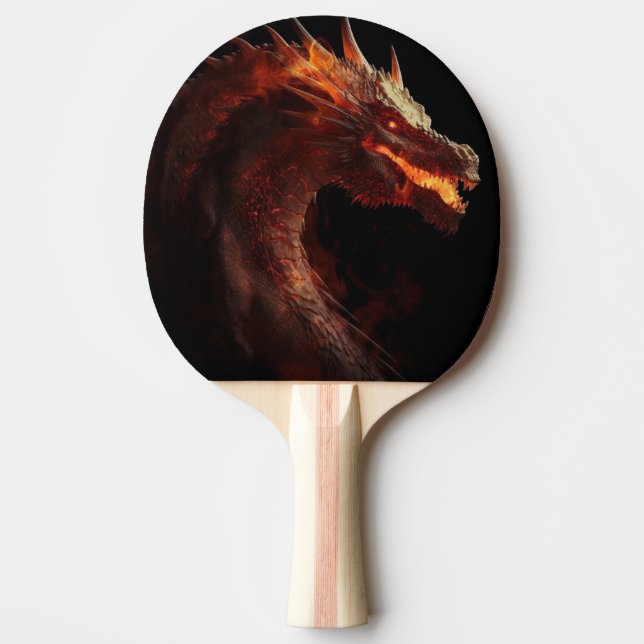 Pong Pong Flashing Dragon Ping Ping Pong Paddle (Front)