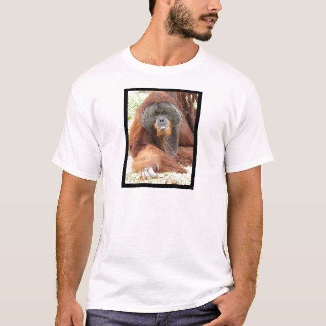 Pongo Orangutan Ape Men's T-Shirt (Front)