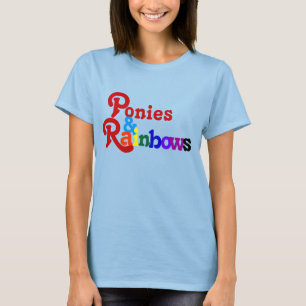 Ponies and Rainbows Shirt Vintage