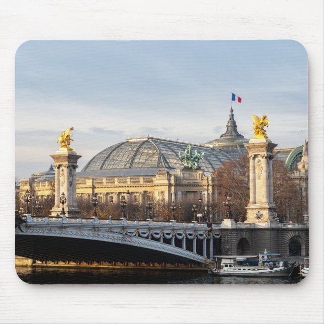Pont Alexandre III and Grand Palais at golden hour Mouse Mat (Front)