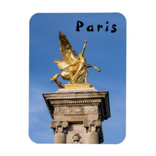 Pont Alexandre lll bridge - Paris, France Magnet
