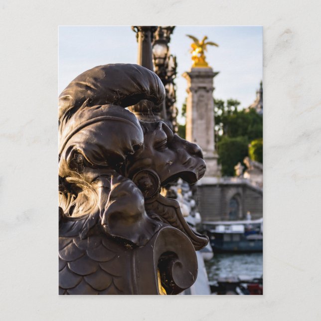 Pont Alexandre lll bridge - Paris, France Postcard (Front)
