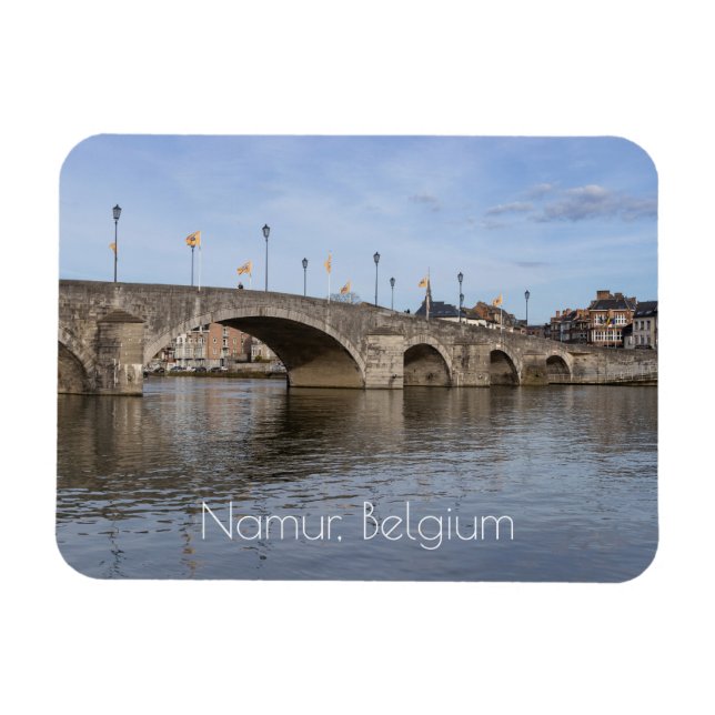Pont de Jambes, Namur, Belgium Magnet (Horizontal)
