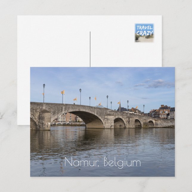 Pont de Jambes, Namur, Belgium Postcard (Front/Back)