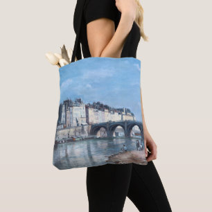Pont de la Tournelle in Paris by Stanislas Lépine Tote Bag