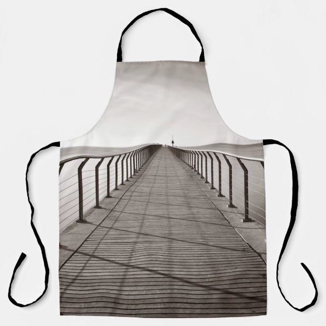 Pont Del Petroli at sunrise in Barcelona in Spaina Apron (Front)