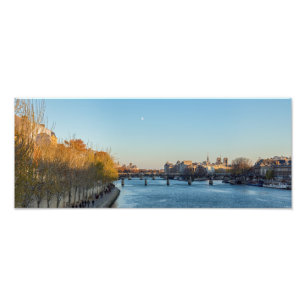 Pont des Arts and ile de la Cite - Paris, France Photo Print