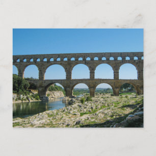 Pont du Gard, France - Postcard