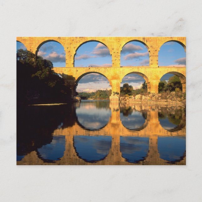 Pont du Gard, Gardon River, Gard, Languedoc, Postcard (Front)